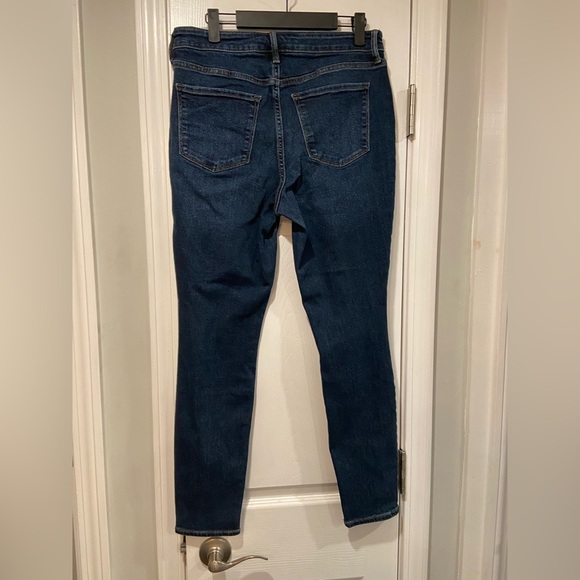 Old Navy Rockstar Super Skinny High Rise Secret Slim Pockets Blue Black Size 10 - Picture 9 of 13